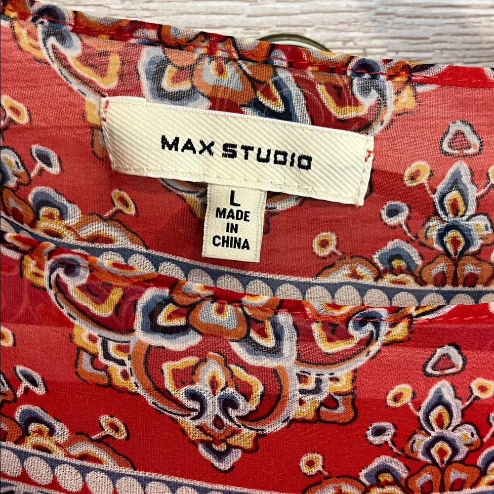Max Studio Mandala Boho Blouse! - Picture 2 of 7